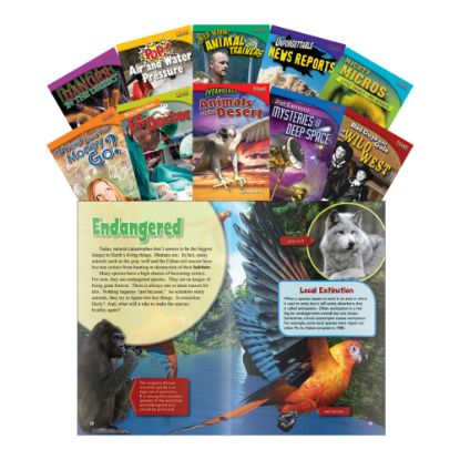 Picture of Teacher Created Materials TIME FOR KIDS Nonfiction Book Set, Set 2, Set Of 10 Books, Grade 5