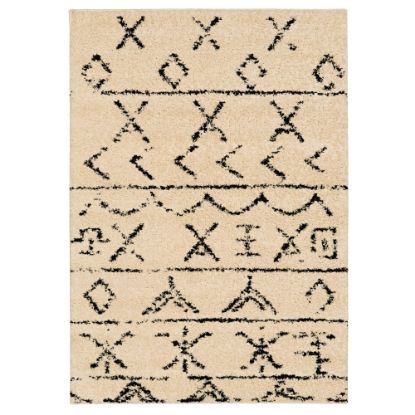 Picture of Linon Bijou Area Rug, 8ft x 10ft, Essa Ivory/Black