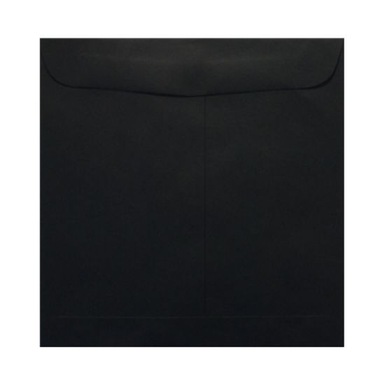 Picture of LUX Square Envelopes, 9 1/2in x 9 1/2in, Gummed Seal, Midnight Black, Pack Of 500