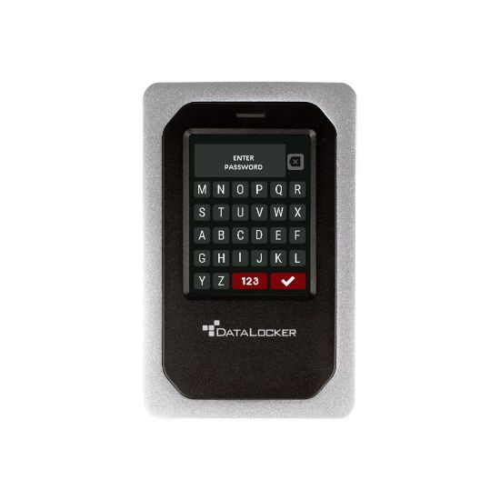 Picture of DataLocker DL4 FE 4 TB Portable Solid State Drive - External - TAA Compliant - USB 3.2 Type C - 256-bit Encryption Standard - 3 Year Warranty