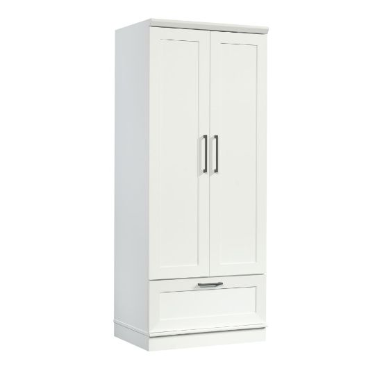 Picture of Sauder Homeplus Storage Cabinet Closet, 2 Shelves, Soft White