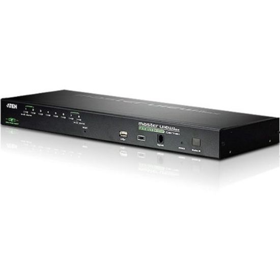 Picture of ATEN CS1708i KVM Switchbox - 8 Computer(s) - 1 Local User(s) - 32 Remote User(s) - 2048 x 1536 - 1 x Network (RJ-45) - 1 x USB - 1U