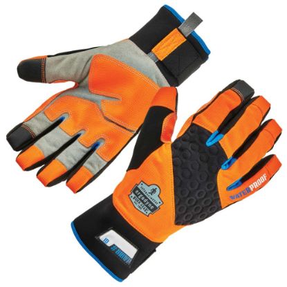 Picture of Ergodyne ProFlex 818WP Tena-Grip Thermal Waterproof Winter Work Gloves, Medium, Orange