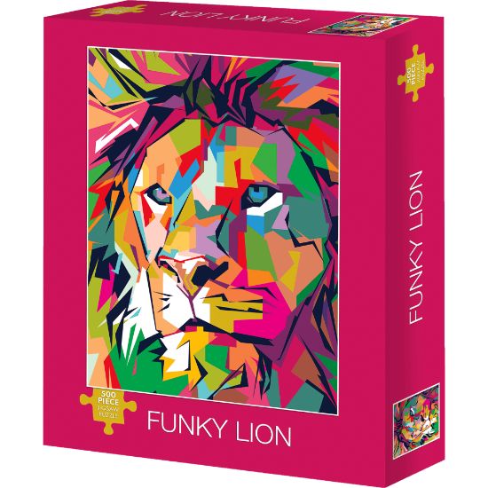 Picture of Willow Creek Press 500-Piece Puzzle, Funky Lion