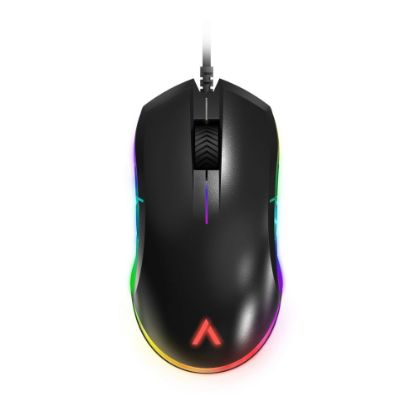 Picture of Azio ATOM Ambidextrous RGB Gaming Mouse, Black, GM-ATOM-01