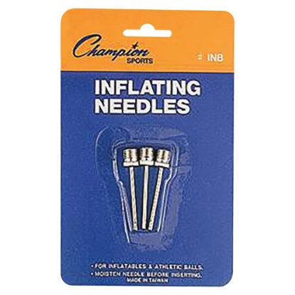 Picture of Champion Sports Inflating Needles Retail Pack - for Inflator - Nickel Plated - Silver