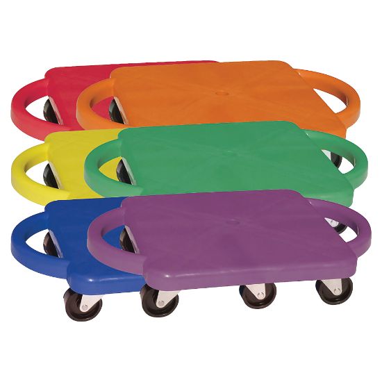 Picture of Champion Sports Standard Scooter Set w/Handles - Blue, Green, Orange, Red, Yellow, Purple - Plastic