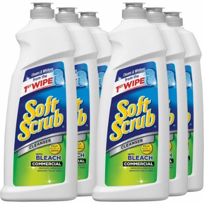 Picture of Dial Soft Scrub Bleach Liquid Cleanser, 36 Oz Bottle, Case Of 6