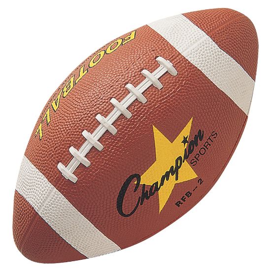 Picture of Champion Sports Intermediate Rubber Football - 11in - Intermediate - Rubber - 1  Each