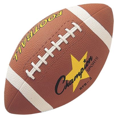 Picture of Champion Sports Junior Rubber Football - 10.50in - Junior - Rubber - 1  Each