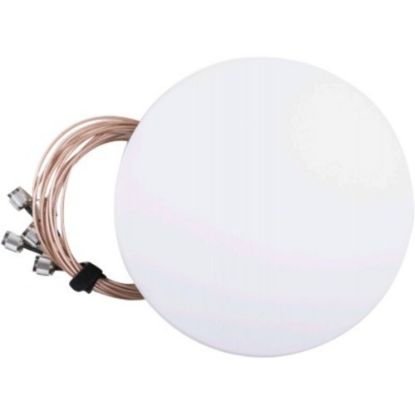 Picture of Meraki Downtilt Panel Omni - 2.400 GHz to 2.500 GHz, 5.150 GHz to 5.875 GHz - 3.7 dBi - Wireless Access Point, IndoorWall/Pole/Ceiling/Flush/Surface/Pipe - Omni-directional - RP-TNC Connector