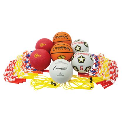 Picture of Champion Sports Variety Playground Set - Assorted - 21 / Set