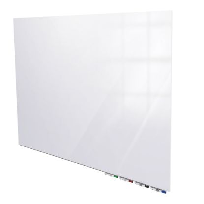 Picture of Ghent Aria Low Profile Glassboard, Non-magnetic, 48inH x 96inW, Horizontal, White