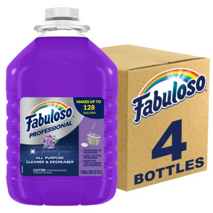 Picture of Fabuloso All-Purpose Cleaner, Lavender Scent, 1 Gallon, Case Of 4 Bottles