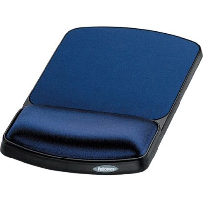 Picture of Fellowes Gel Wrist Rest/Mouse Pad, Sapphire