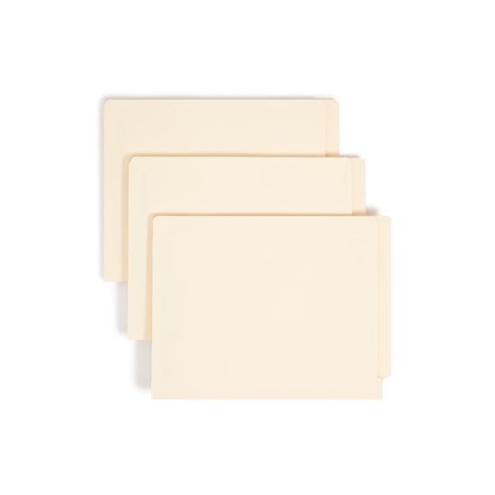 Picture of Smead End-Tab Fastener Folders With Dividers, Letter Size, Manila, Box Of 50