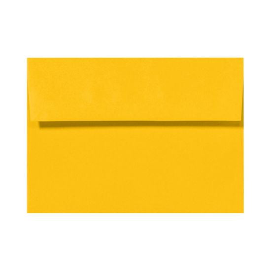 Picture of LUX Invitation Envelopes, A6, Peel & Press Closure, Sunflower Yellow, Pack Of 50