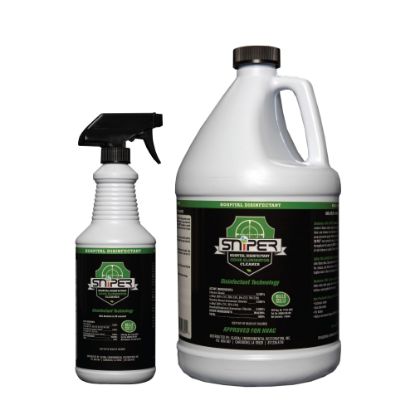 Picture of Sniper Hospital Disinfectant Odor Eliminator & All-Purpose Cleaner Spray, 16 Oz/1 Gallon