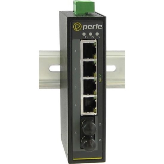 Picture of Perle IDS-105F-M2ST2-XT - Industrial Ethernet Switch - 5 Ports - 10/100Base-TX, 100Base-FX - 2 Layer Supported - Rail-mountable, Wall Mountable, Panel-mountable - 5 Year Limited Warranty