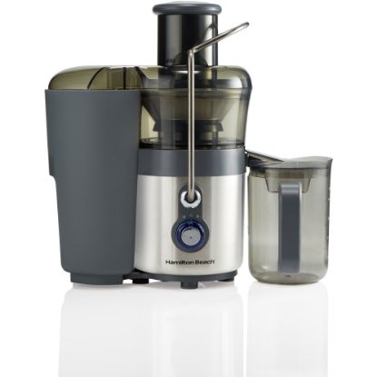 Picture of Hamilton Beach Big Mouth Premium Juice Extractor 2 Speeds - Centrifugal - 1.25 quart Capacity - 850 W Motor - Silver