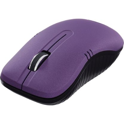 Picture of Verbatim Commuter Series Cordless Optical Computer Mouse, Matte Purple, 99781