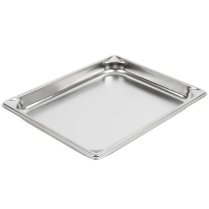 Picture of Hoffman Stainless Steel Steam Table Pans, Anti-Jam, 1-1/4inH x 10inW x 13inD, Pack Of 6 Pans