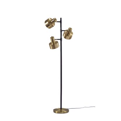 Picture of Adesso Clayton Tree Lamp, 66-1/2inH, Antique Brass/Matte Black