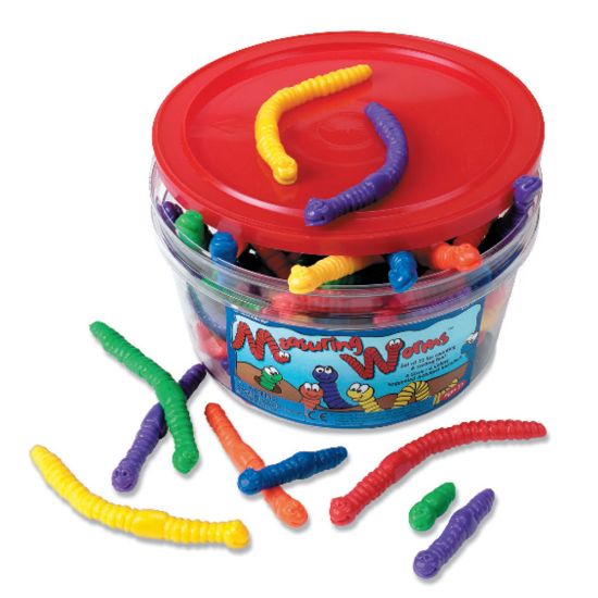 Picture of Learning Resources Math Manipulatives, Measuring Worms, Set Of 72