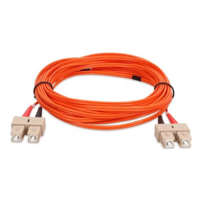 Picture of AddOn 7m SC OM1 Orange Patch Cable - Patch cable - SC/UPC multi-mode (M) to SC/UPC multi-mode (M) - 7 m - fiber optic - duplex - 62.5 / 125 micron - OM1 - halogen-free - orange