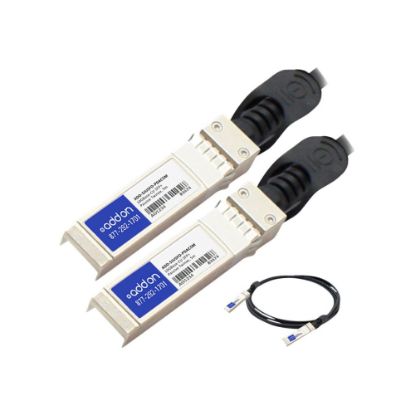 Picture of AddOn Juniper to Force10 Dual OEM Direct Attach - Direct attach cable - SFP+ to SFP+ - 16.4 ft - twinaxial