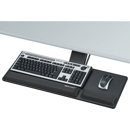 Picture of Fellowes Designer Suites Compact Keyboard Tray, Black