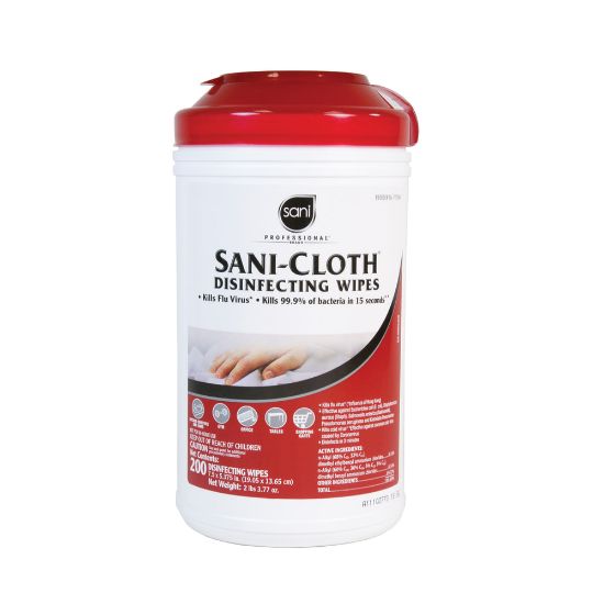 Picture of Sani-Cloth Disinfecting Wipes - Wipe - 7.50in Width x 5.40in Length - 200 / Each - White