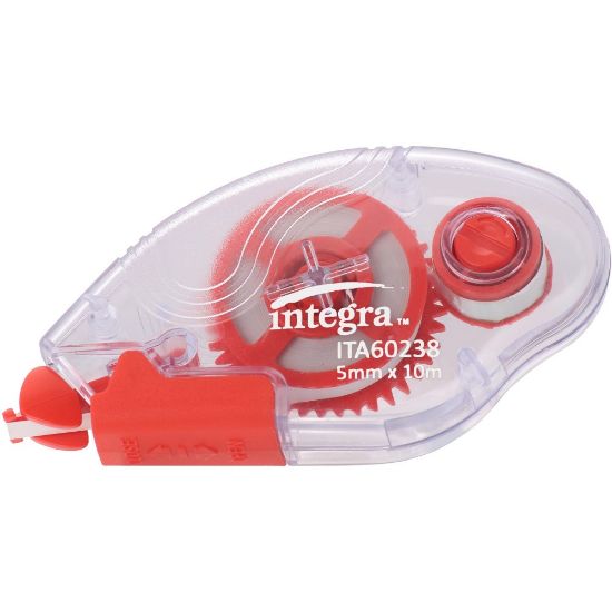 Picture of Integra Correction Tape - 2 Dispensers/PK - Holds Total 1 Tape(s) - White - 2 / Pack