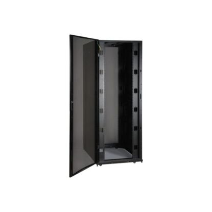 Picture of Tripp Lite 45U Rack Enclosure Server Cabinet 30in Wide w/ 6ft Cable Manager - Rack cabinet - black - 45U - 19in - with 3in Wide High Capacity Vertical Cable Manager