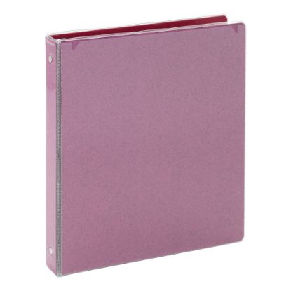 Picture of Office Depot Brand Fashion 3-Ring Binder, 1in Round Rings, Pink Glitter