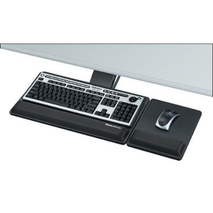 Picture of Fellowes Designer Suites Premium Keyboard Tray, Black