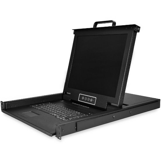 Picture of StarTech.com Rackmount KVM Console - 8 Port with 17-inch LCD Monitor - VGA KVM - Cables and Mounting Hardware Included