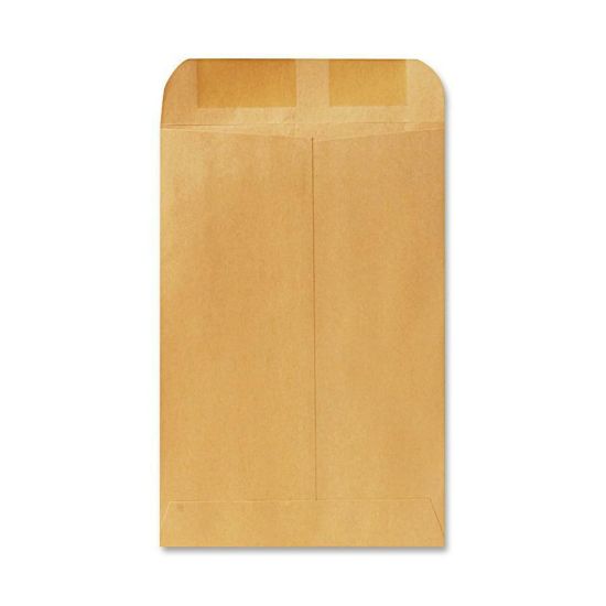 Picture of Quality Park Catalog Envelopes, Gummed Closure, 6 1/2in x 9 1/2in, Brown, Box Of 500