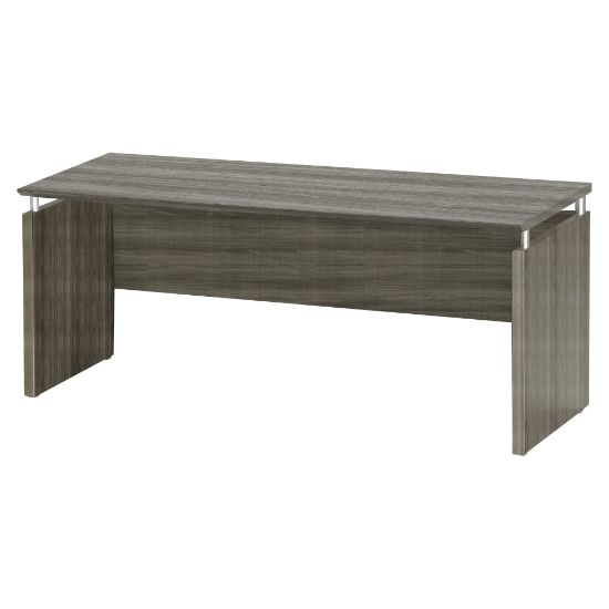 Picture of Mayline Medina 72inW Computer Desk Credenza, Gray