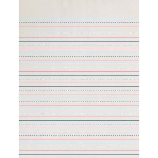 Picture of Pacon Broken Midline Writing Paper, Grade 3, 1/2in x 1/4in x 1/4in, SW