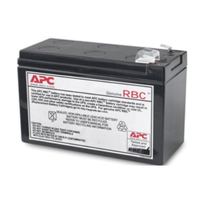 Picture of APC Replacement Battery Cartridge #114 - UPS battery - 60 VA - 1 x battery - lead acid - black - for P/N: BE450G, BE450G-CN, BE450G-LM, BN4001, BR500CI-IN, BR500CI-RS, BX500CI