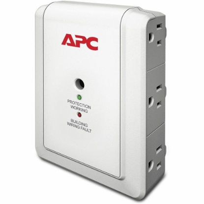 Picture of APC Essential SurgeArrest P6W 6-Outlet Surge Suppressor, White