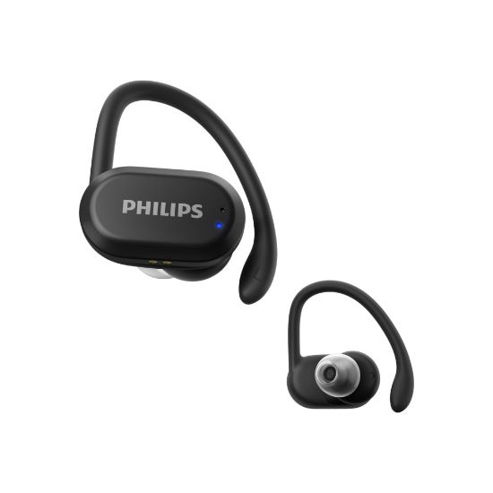 Picture of Philips TAA7306BK - True wireless earphones with mic - in-ear - over-the-ear mount - Bluetooth - black