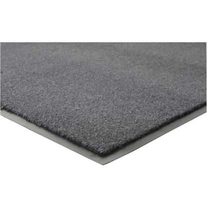 Picture of Genuine Joe Silver Series Indoor Entry Mat - Building, Carpet, Hard Floor - 10 ft Length x 36in Width - Plush - Charcoal - 1Each