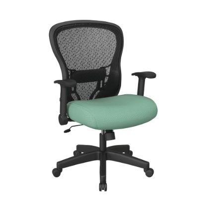 Picture of Office Star Space Seating 529 Series Deluxe Ergonomic Mesh Mid-Back Chair, Jade