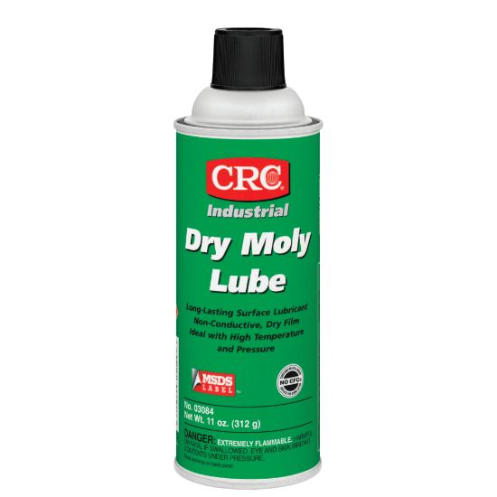 Picture of CRC Dry Moly Lubricant Aerosol Spray, 16 Oz, Pack Of 12 Cans