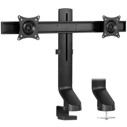 Picture of Mount-It! Dual Monitor Mount For Standing Desks, Black, MI-3752