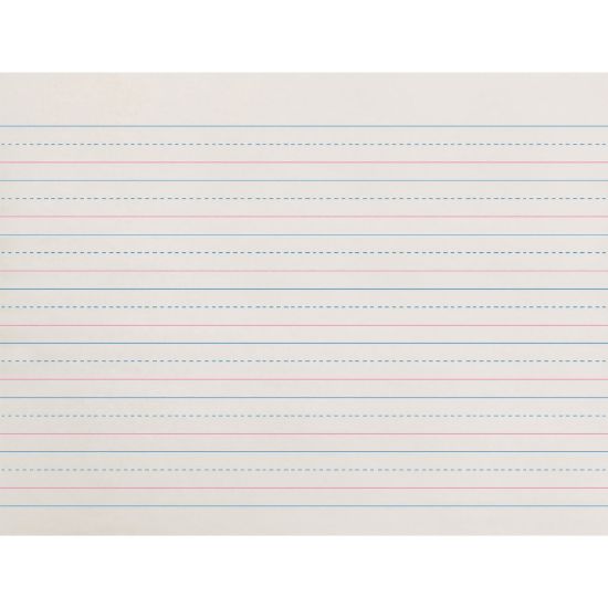 Picture of Pacon Broken Midline Writing Paper, Grade 1, 5/8in x 5/16in x 5/16in