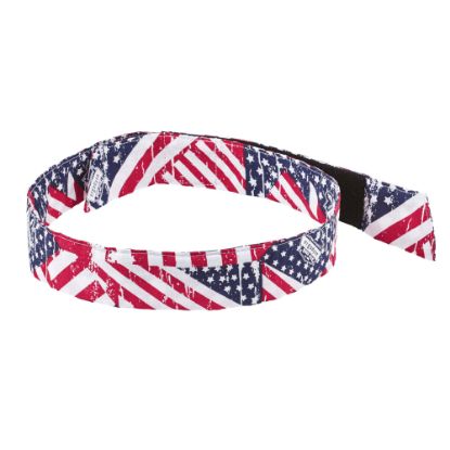 Picture of Ergodyne Chill-Its 6705 Evaporative Cooling Bandanas, Stars & Stripes, Pack Of 24 Bandanas