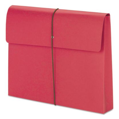 Picture of Smead Color Expanding Wallets, 2in Expansion, Letter Size, Red, Box Of 10